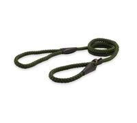 Ancol Heritage Adjustable Nylon Green Rope Slip Lead Pet Leash Training Accessory 1.22 X 10 mm, Size 1-3
