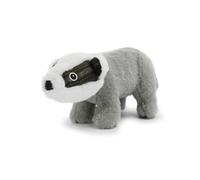 Ancol Heritage Badger Dog Toy Soft Plush Interactive Fun Lightweight Squeaky Stuffed Cuddling Playing Durable Washable Pet Puppy Toy for All Breeds