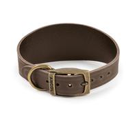 Ancol Heritage Collection Timberwolf Leather Greyhound Collar Sable 34-43cm