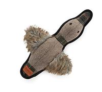 'Heritage Collection' Cuddly Squeaky Recycled Tweed Duck Dog Play Toy Ancol Multi One Size