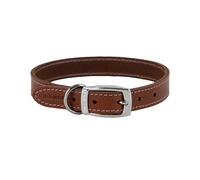 Ancol Heritage Leather Sewn Dog Collars - Tan - Size 5 39-48cm