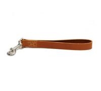 Ancol Heritage Dog Puppy Tan Leather Lead Pet Leash Traffic Handloop Training Accessory 25Cm X 19mm