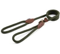Ancol Heritage Dog Rope Slip & Control Lead in Green - Comfortable Pet Training