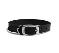 Ancol Heritage Leather Sewn Dog Collars - Black - Size 1 20-26cm