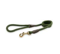 Ancol Heritage Heavy Duty Nylon Green Rope Lead Pet Leash Accessory 1.07M X 12mm, Size 4-8