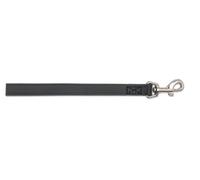 Ancol Heritage Leather Dog Lead - Black Bridle Leather Durable Walking Accessory with Heavy Gauge Metal Fittings - 1m x 12mm Size 1-3