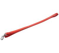 Ancol Heritage Leather Dog Lead - Red Bridle Leather Durable Walking Accessory with Heavy Gauge Metal Fittings - 1m x 19 mm Size 3-8
