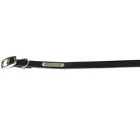 Heritage Leather Collar Black 25mm X45-54cm Sz 6