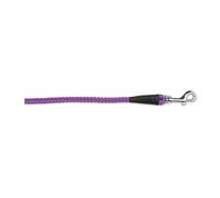 Ancol Heritage Nylon 2 Tone Rope Lead - Lilac Polyester Durable Dog Wa