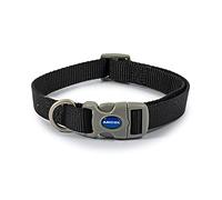 Ancol Heritage Nylon Adjustable Collar Black 20 - 30cm Sz 1-2