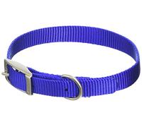 Ancol Heritage Nylon Adjustable Dog Collar - Blue Durable Pet Training Accessory with Quick Release Buckle - 39-48cm Size 5