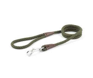 Ancol Heritage Nylon Rope Dog Lead - Green - 150cm x 12mm