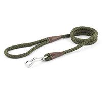 Ancol Heritage Nylon Rope Dog Lead - Green - 107cm x 12mm