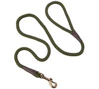 Ancol Heritage Nylon Rope Lead Green 1.07m X10mm Sz 1-3
