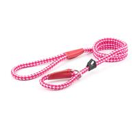 Ancol Heritage Nylon Rope Slip Lead, 1.2 m Length x 20 mm Width, Raspb