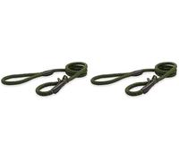 Ancol Heritage Nylon Rope Slip Lead Green 1.5m X12mm Sz 4-8 (Pack of 2)