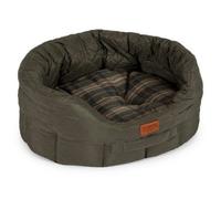 Ancol Heritage Quilted Oval Beds Green Nest 3