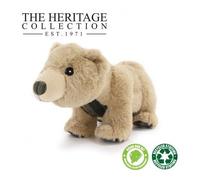 Ancol Heritage Tartan Bear Dog Toy Soft Plush Interactive Fun Lightweight Squeaky Cute Stuffed Cuddling Playing Washable Pet Puppy Toy for All Breeds