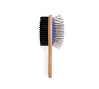 Ancol Heritage Wood Handle Double Sided Brush Large