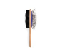 Ancol Heritage Double Sided Curly Wiry Coat Brush Pet Animal Hair Grooming Brush Comb, Small