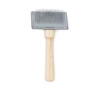 Ancol Heritage Wood Handle Soft Slicker Brush Small