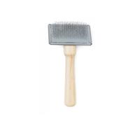 Ancol Heritage Wooden Handle Soft Slicker Brush - Large