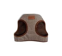 Ancol Herringbone Step In Dog Harness - Comfortable Puppy Pet Accessory with Reflective Band & Snap Buckle - Small