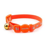 Safety Buckle Kitten Collar Hi-vis Orange