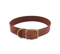 Heritage Latigo Leather Collar Chestnut 32mm X55-63cm Sz 8