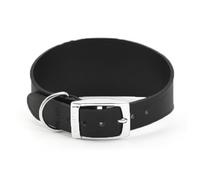 Ancol Leather Greyhound Collar Black 34-43 Cm