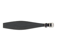 Ancol Leather Greyhound Collar Black 34-43cm