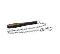 Leather Heavy Chain Lead Ancol Black One Size