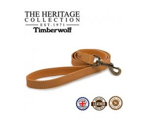 Ancol Leather Timberwolf Mustard Dog/Puppy Collar