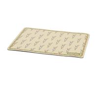 Ancol Lulu Cat Feeding Mat Delicate Pattern Pink Green Beige - Protects Floors Catches Spillages Easy Wipe Clean Hygienic Feeding Area - 28cm x 44cm - Pack of 6