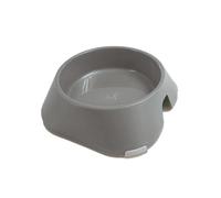 Ancol Made From Round Pet Bowl in Grey Dishwasher Safe Hygienic Lightweight Durable Non-Slip Bottom Indoor Portable Dog Puppy Feeding Dish - 400ml