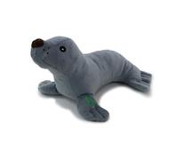 Ancol Made From Seal Dog Toy Soft Plush Interactive Fun Lightweight Squeaky Stuffed Cuddling Playing Durable Washable Pet Puppy Toy for All Breeds