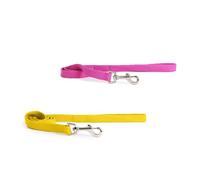 Ancol Made From Softweave Dog Lead in Mustard - Comfortable 100% Recycled Softweave Pet Accessory - Puppy Walking Leash - 1m x 19mm