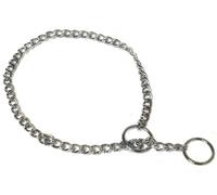 Ancol Check Chain Dog Collar - Size: S