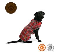 ANCOL Muddy Paws Red Tartan Dog Coat | Accessory size: Large (L)