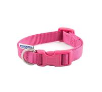 Ancol Nylon Adjustable Dog Collar - Pink - Size: Large