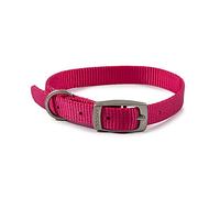 Ancol Nylon Collar Raspberry 28-36cm size 3, clear