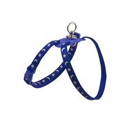Ancol Nylon Figure 8 Cat Harness Moon & Stars Design Blue Reflective Easy Fit Comfortable Safe Walking Accessory for Cats and Kittens