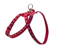 Ancol Cat Harness and Lead Set - Moon and stars - Red
