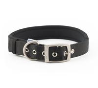 Ancol Nylon Padded Collar Black 36-46cm