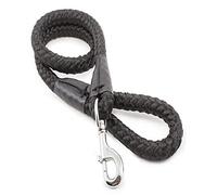 Ancol Nylon Super-Sized Rope Lead Black, 1.07 m Length by Extra Thick 20 mm Width