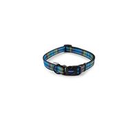 Ancol Nylon Tartan Collar Blue 45-70cm Size 5-9