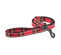 Ancol Nylon Tartan Lead Red (1 m x 19 mm)