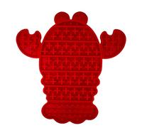 Ancol Örva Pet Lobster Lick Mat - Dogs Cats Interactive Slow Feeder with Suction Cups - Boredom and Anxiety Reducer - 23cm