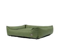 Ancol Oxford Dog Square Bed in Green - Water Resistant Outdoor Pet Pad Sleeping Place - Garden Kennel Puppy Blanket Mat - 84 x 105cm XL