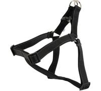 Ancol Padded Nylon Dog Harness with Reflective Stitching - Black Comfort Walking Accessory for Dogs Puppies - L Size 67-87 cm